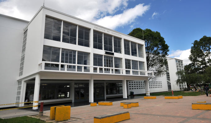 Edificio facultad de ingeniería de la Universidad Nacional.