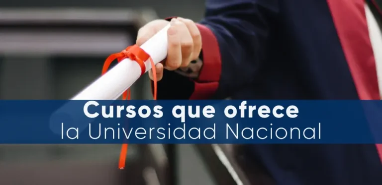 Cursos que ofrece la Universidad Nacional de Colombia