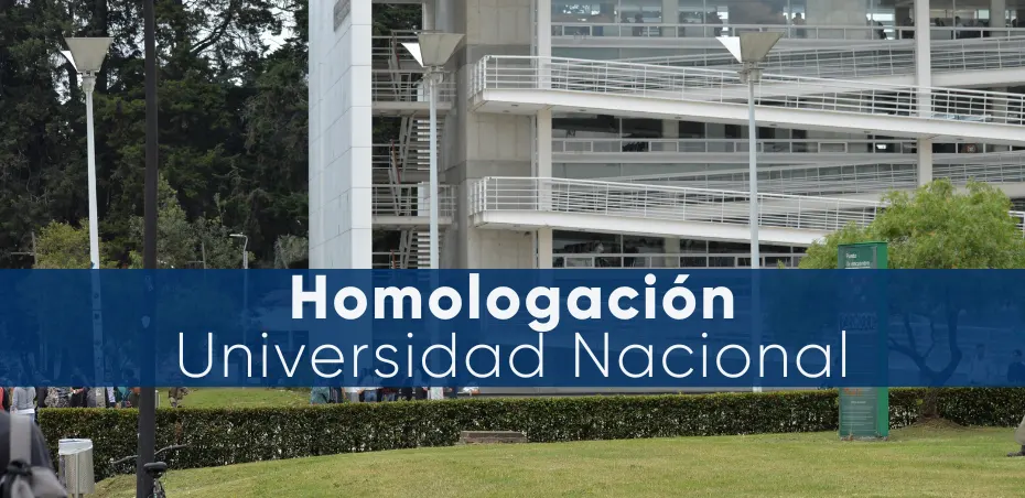 Homologación de materias en la Universidad Nacional