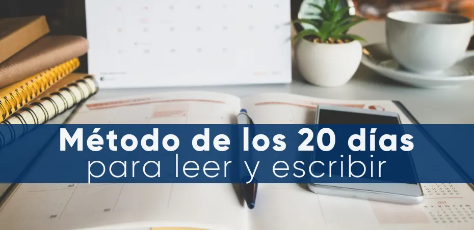 Método de lectura y escritura 20 días