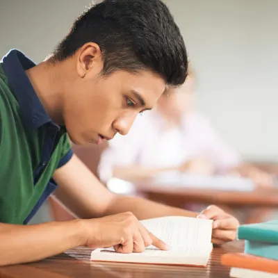 concentración en examen