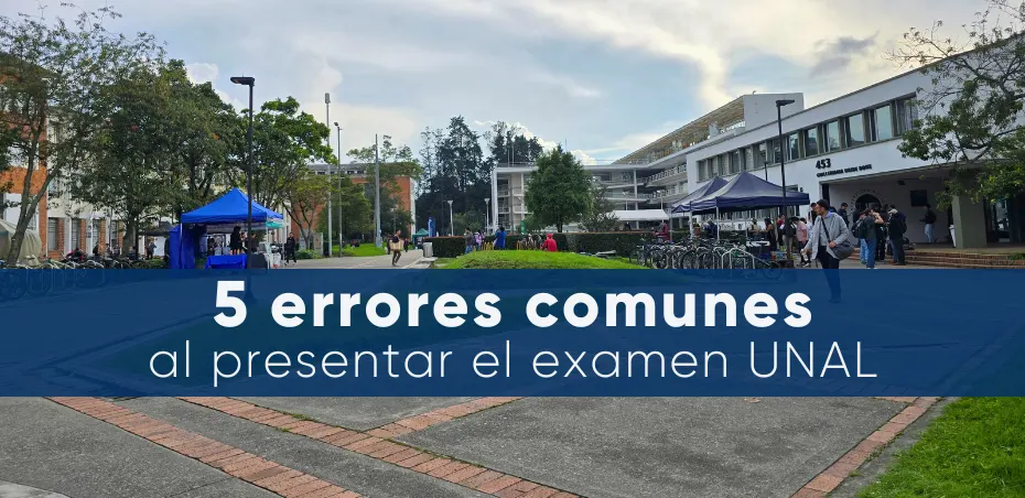Errores en el examen de admisión UNAL